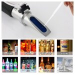 Rfractomtre rz116 rfractomtre portable portable digital refractomtre 0 - 80 glycol handheld atc ...