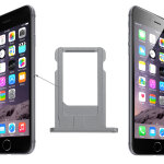 Remplacement de plateau de carte pour iphone 6 (gris)