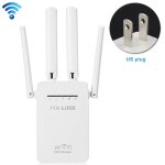 R�p�teur de routeur wifi intelligent sans fil avec 4 antennes wifi, sp�cification de prise: prise am�ricaine ...