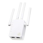 Rpteur wifi d'extension de porte wifi 5g / 2. 4g 1200mbps avec 2 ports ethernet prise amricaine blanc ...
