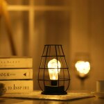 Rétro classique fer art led lampe de table lampe de lecture veilleuse chambre lampe bureau éclairage ... Rétro classique fer art led lampe de table lampe de lecture veilleuse chambre lampe bureau éclairage ...