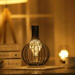 Rtro classique fer art led lampe de table lampe de lecture veilleuse chambre lampe de bureau clairage ...