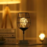 Rtro classique fer art led lampe de table lampe de lecture veilleuse chambre lampe bureau clairage ...