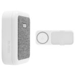 Rev sonnette funk orchestra avec touche link2home, blanc