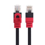 Rexlis cat6 - 3 cat6 cble lan rseau gigabit rj45 non blind ethernet plat, longueur: 3 m