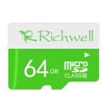 Richwell carte mémoire micro sd (tf) 64 go grande vitesse de classe 10 Richwell carte mémoire micro sd (tf) 64 go grande vitesse de classe 10