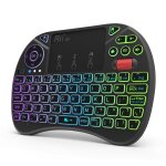 Rii i8x rt716 2. 4 ghz mini sans fil qwerty 71 clavier clavier 2. 5 pouce touchpad combo avec rtroclairage ...