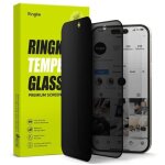 Ringke iphone 15 / 16 screen protector easy slide privacy tempered glass 9h with installation jig (2pcs) ...
