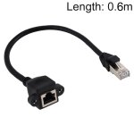 Rj45 femme to masculin cate5 network val de serrure de fixation cble d'extension, longueur: 0. 6m