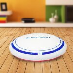Robot balayeur de plancher rechargeable 2 en 1 aspirateur robot intelligent de balayage de plancher  ...
