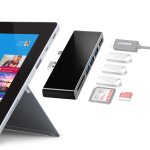 Rocketek sk - s4h 3 x usb 3. 0 + hdmi + lecteur de carte m�moire sd / tf hub 4k hdmi adapter (noir)