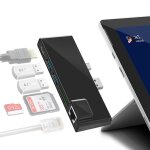 Rocketek sk - s5hl rj45 + 2 x usb 3. 0 + hdmi + lecteur de carte mmoire sd / tf hub 4k hdmi adapter ...