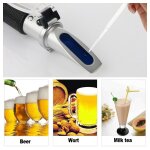 Rz120 rfractomtre bire brix mot sucre alcool gravit spcifique mesure de la salinit outil portatif ...