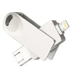 S29 3 en 1 128 go micro usb 3. 0 + usb - c / type - c + interface  8 broches disque flash en mtal twister ...
