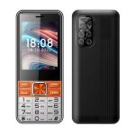 S5630, 2, 8 pouces, 3000 mah, 21 touches, prise en charge bluetooth, lampe de poche, gsm, quad sim (orange) ...