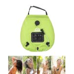 Sac de bain en plein air bouillotte solaire de camping autonome 20l sac de stockage d'eau (vert herbe) ... Sac de bain en plein air bouillotte solaire de camping autonome 20l sac de stockage d'eau (vert herbe) ...