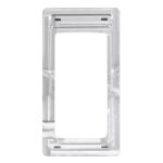 Pour samsung galaxy a3 (2016) / a3100 alliage d aluminium lcd et �cran tactile supprimer moule fixe adh�sif ...