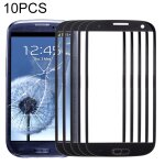 Pour samsung galaxy siii / i9300 10pcs lentille extérieure en verre pour écran avant (noir) Pour samsung galaxy siii / i9300 10pcs lentille extérieure en verre pour écran avant (noir)