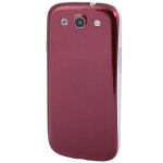 Pour samsung galaxy siii / i9300 couvercle de la batterie d origine (rouge)