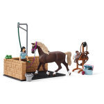 Schleich club hippique 42438 box de lavage pour emily & luna