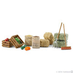 Schleich club hippique set de fourrage et soin