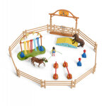 Schleich vie  la ferme 42481 entranement d'agilet p. poney