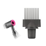 Pour sche - cheveux dyson peigne  dents larges buse de lissage outil de styler de cheveux