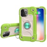 Silicone antichoc + �tui de protection pc avec porte - bague pour iphone 13 (guava)