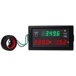 Sinotimer spm001 ac led voltm�tre num�rique facteurs de fr�quence compteur moniteur de puissance, sp�cificatio ...