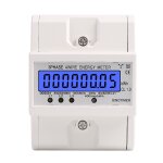 Sinotimer en trois phases affichage de rail affichage de rail metricine 5 - 100a 400v (shell blanc dds024) ...