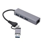Sl - 006 usb3. 0 gigabit rseau type - c vers port rseau usb x 3 hub