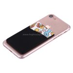 Smart wallet porte - cartes en silicone pour iphone 8 et 7 et 7 plus / 6 et 6 plus / iphone 5 et 5s / ...