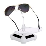 Solar 360 degr�s tournants tournants lumi�res color�es lunettes d'affichage (blanc)