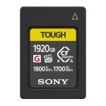 Sony cfexpress type a 1920gb tough r / w 1800 / 1700mbs ceag1920t