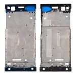 Pour sony xperia xa1 bo�tier avant cadre lcd cadre (noir)