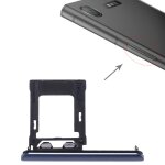 Pour sony xperia xz1 sim / micro carte sd, double plateau (bleu)