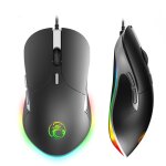 Souris filaire imice x6 souris de jeu rvb colorée à 6 boutons (noir) Souris filaire imice x6 souris de jeu rvb colorée à 6 boutons (noir)