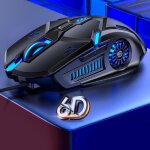 Souris de jeu filaire silencieuse yindiao g5 3200dpi 4 modes réglable à 6 touches rvb (noir) Souris de jeu filaire silencieuse yindiao g5 3200dpi 4 modes réglable à 6 touches rvb (noir)