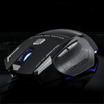 Souris de jeu filaire usb optique concurrentielle usb couleur 7k de la srie soulkiller ii de aula, rsolution ...
