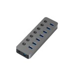 Splitter usb blueend splitter alliage aluminium qc expander à charge rapide, nombre d'interfaces: 7 ports ... Splitter usb blueend splitter alliage aluminium qc expander à charge rapide, nombre d'interfaces: 7 ports ...