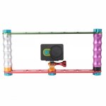 Stabilisateur de support de montage en aluminium, poigne  double serre steadicam pour gopro hero4 session ...