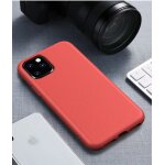 Starry series mat�riel de paille antichoc + �tui de protection en tpu pour iphone 11 pro max (rouge)