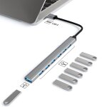 Station d'accueil 7 en 1 usb3. 0 hub multifonctionnel pour ordinateur portable (interface usb) Station d'accueil 7 en 1 usb3. 0 hub multifonctionnel pour ordinateur portable (interface usb)
