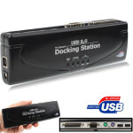Station d accueil hi - speed usb 2. 0 avec 8 ports (2xusb 2. 0 + souris ps2 + clavier ps2 + rs232 + db25 ...