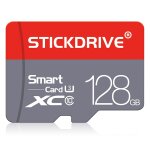 Stickdrive 128gb u3 carte m�moire tf (micro sd) rouge et grise