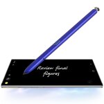 Stylet capacitif � �cran tactile pour galaxy note 10 (bleu)
