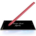 Stylet capacitif  cran tactile pour galaxy note 10 (rose)