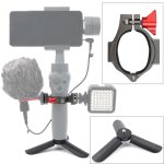 Support d extension pour mini trpied + lampe de poche pour dji osmo mobile 2