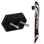 Support de planche � roulettes mural 2pcs pour l'affichage et le stockage de la planche � roulettes (noir) ...