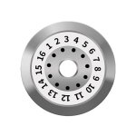 Surface rotative de 22mm 16 avec trou, couteau de coupe  fiber optique, lame en acier au tungstne de ...